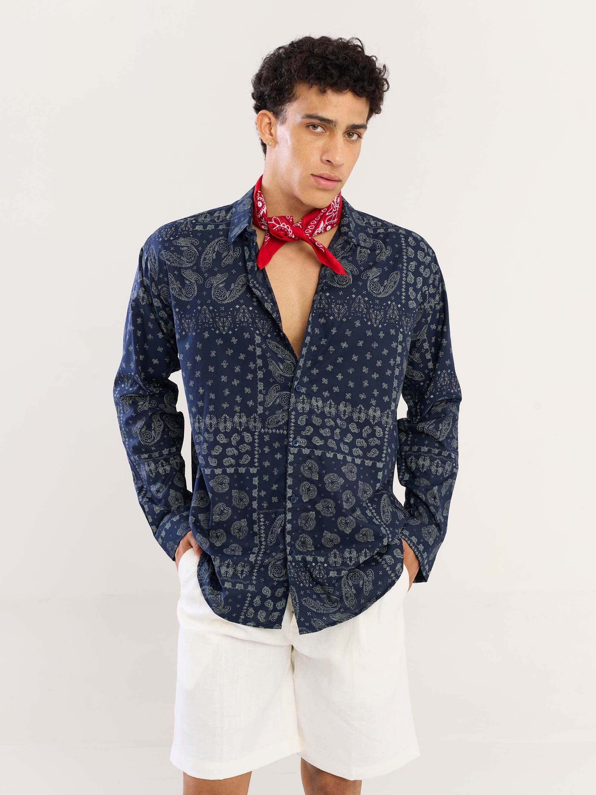 Bandana Printed Shirt - Image 2