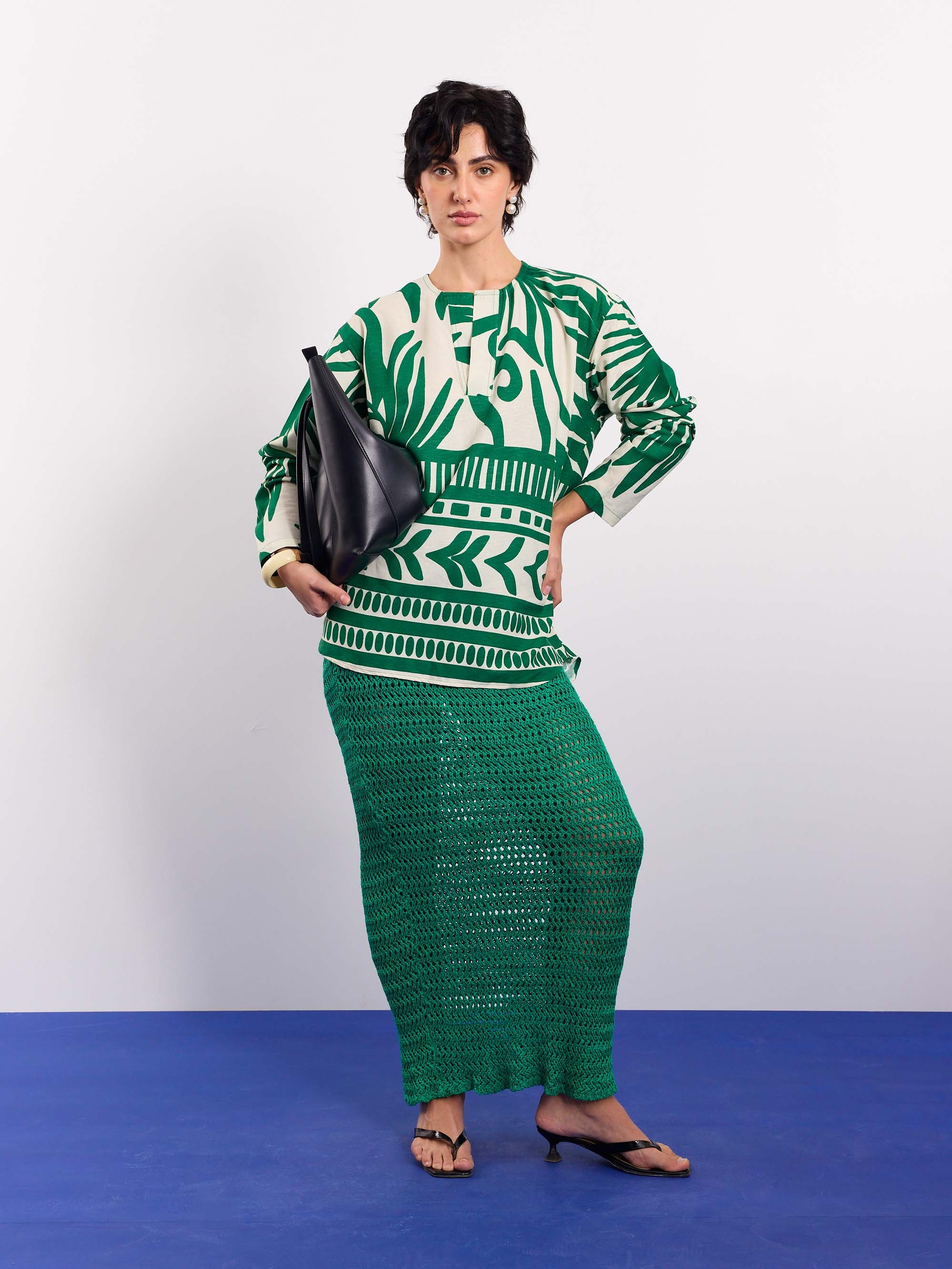Palmera Printed Pullover - Image 2