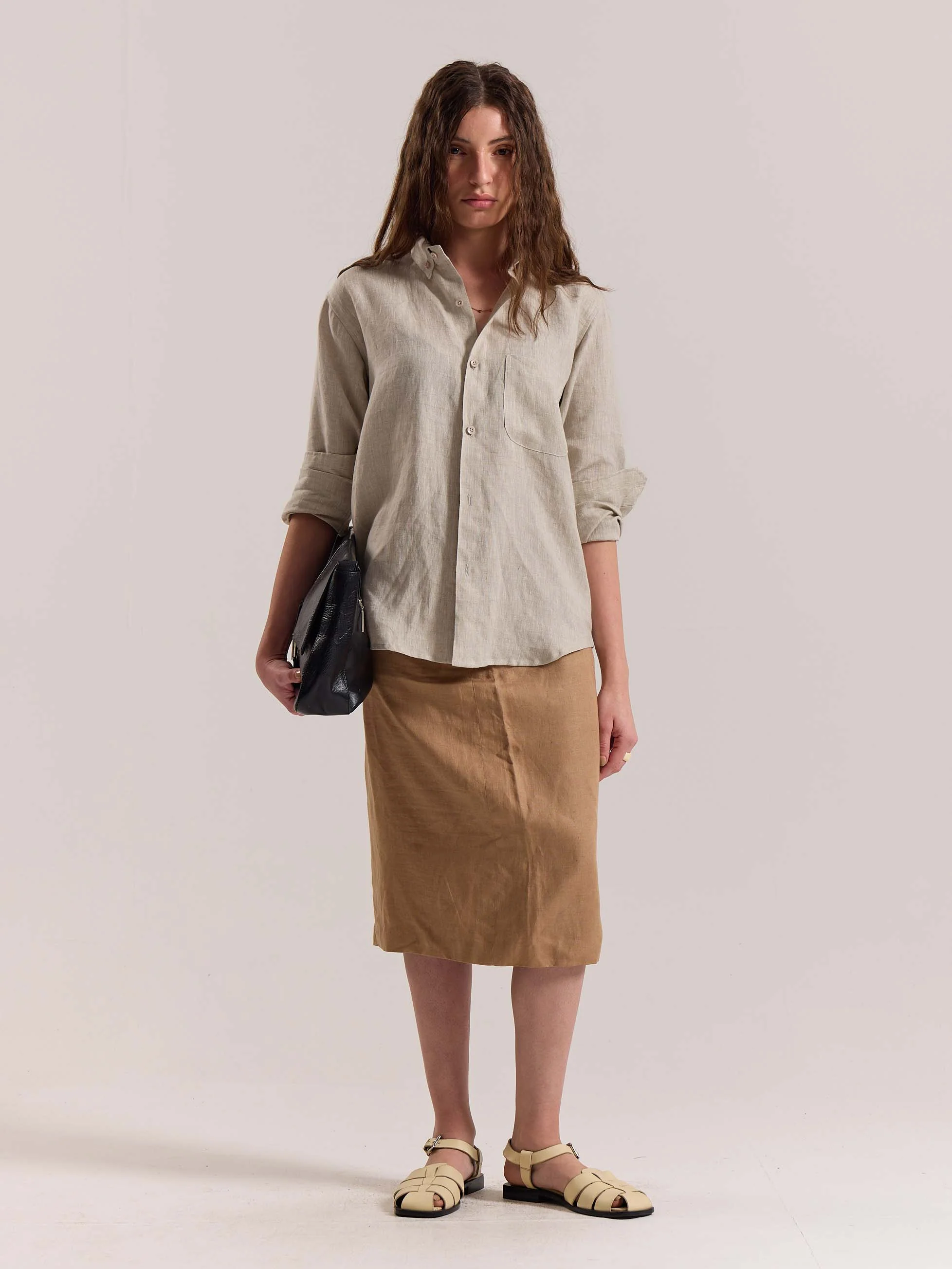 Natural Irish Linen Shirt - Image 2