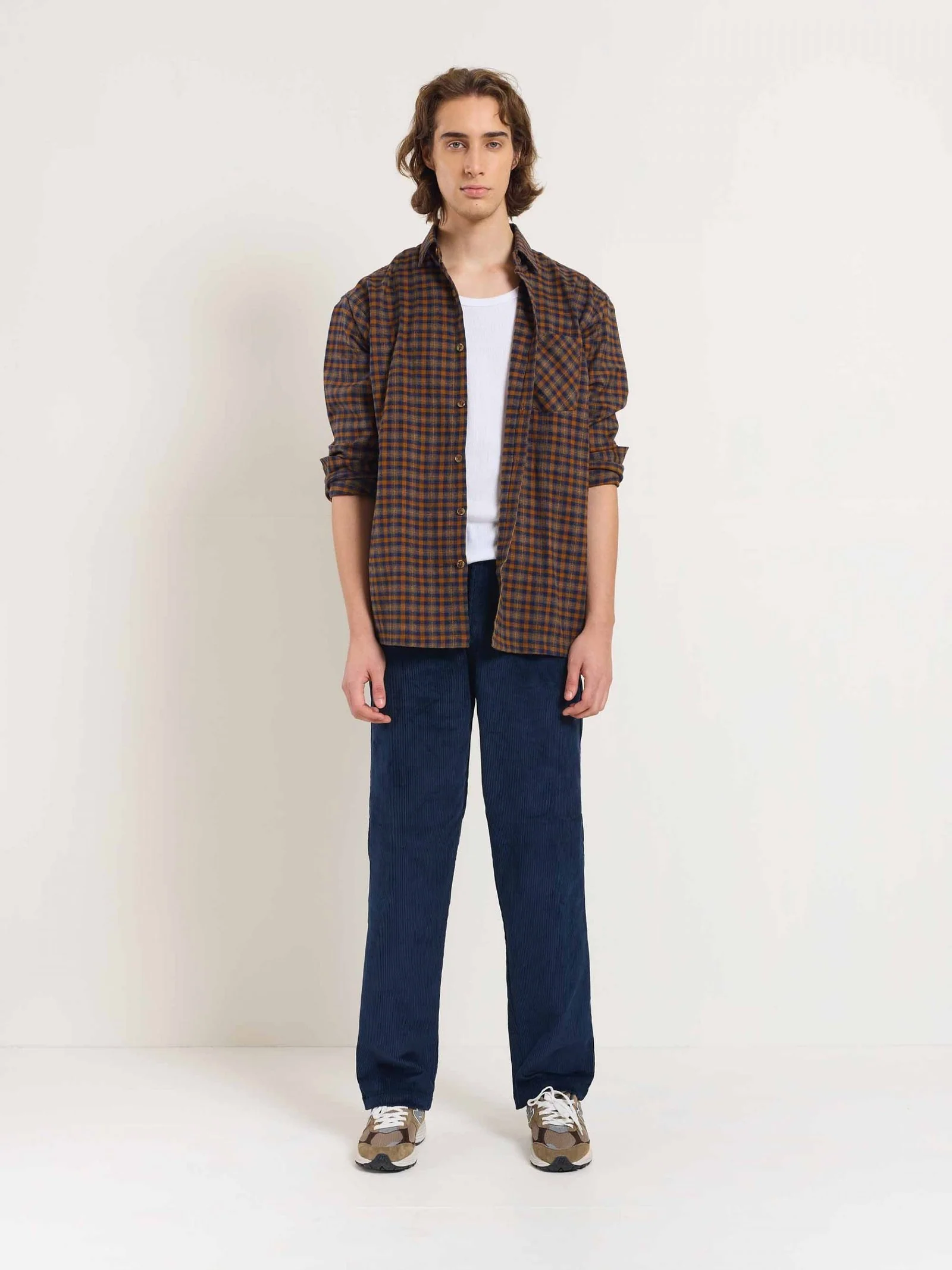 Navy Corduroy Trousers