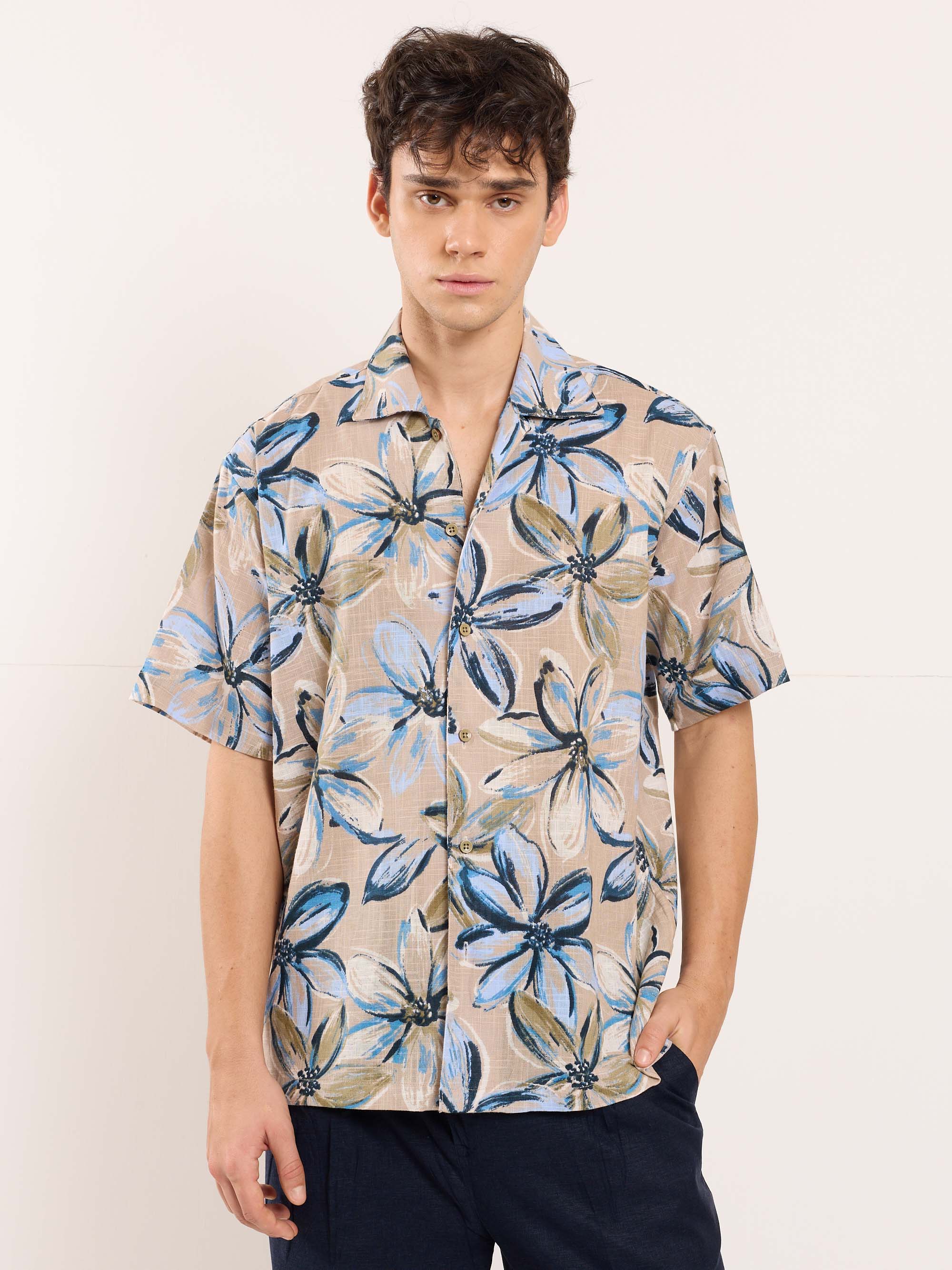 Tropical Bloom Resort Shirt