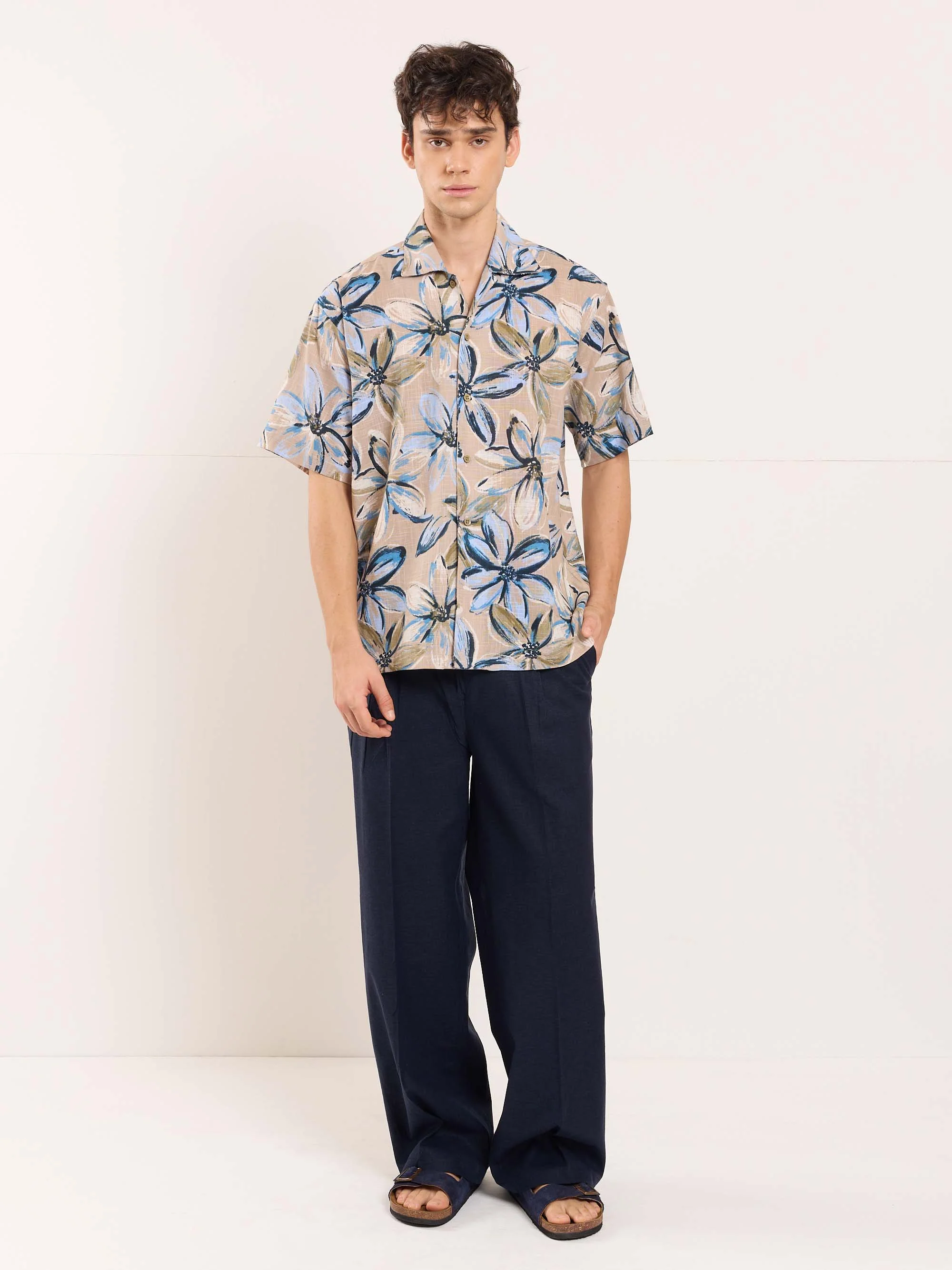 Tropical Bloom Resort Shirt - Image 2